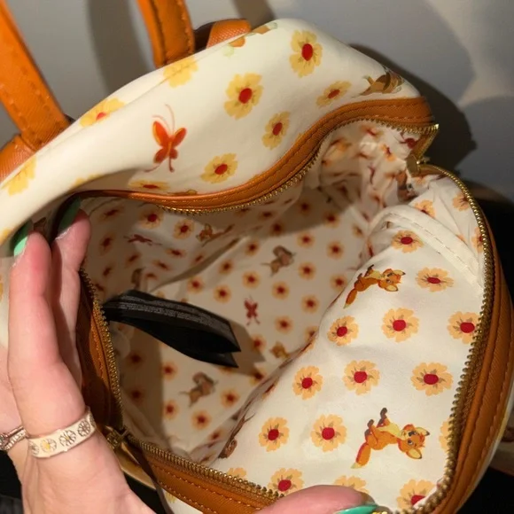 Limited Edition Loungefly Disney Fox and the Hound Backpack and Wallet - Picture 4 of 6